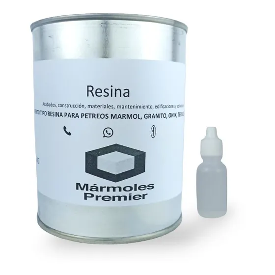 Resina Pega Marmol Resana Cuarzo Granito Terrazo Transp 1/2k