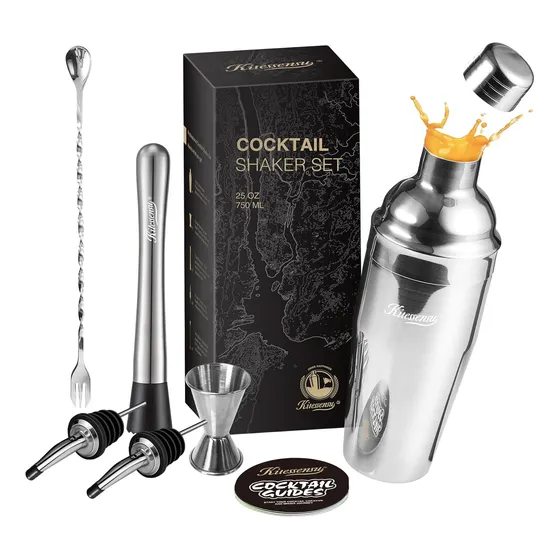 Set Coctelera De 6 Piezas Para Bartender
