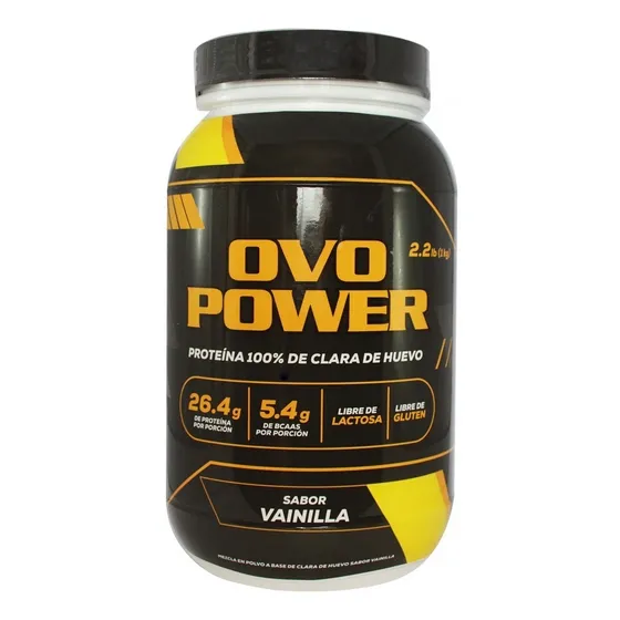 Ovo Power 100% Albumina De Clara De Huevo - Proteína Sabor Vainilla
