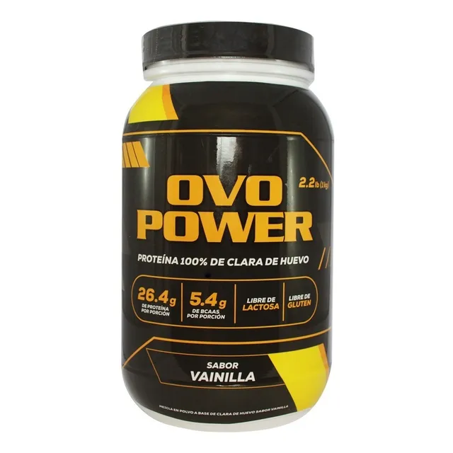 Ovo Power 100% Albumina De Clara De Huevo - Proteína Sabor Vainilla