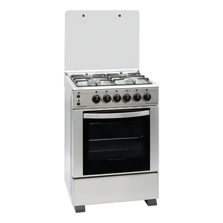 Cocina Gas 4 Quemadores Sindelen Nova Vita Ch-6700in Color Acero inoxidable
