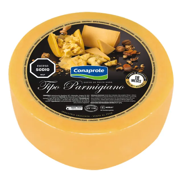 Queso Parmesano Conaprole Rueda 6 Kg
