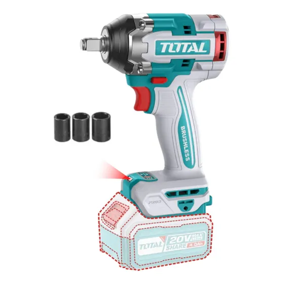 Llave De Impacto 500nm 20v Total Tiwli20501