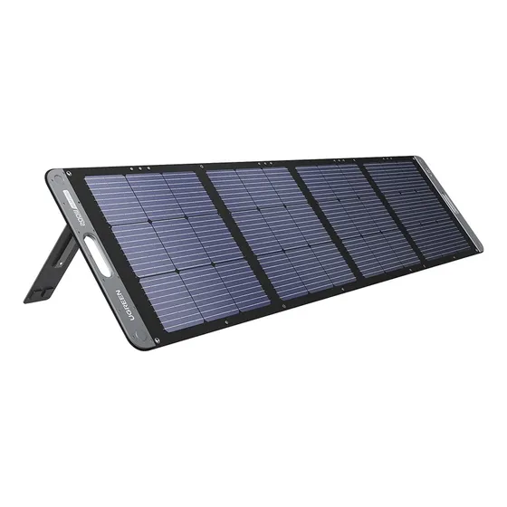 Panel Solar Plegable 200w Recomendado Para El Power Station Color Negro Voltaje De Circuito Abierto 24v Voltaje Máximo Del Sistema 19v Ugreen 15114