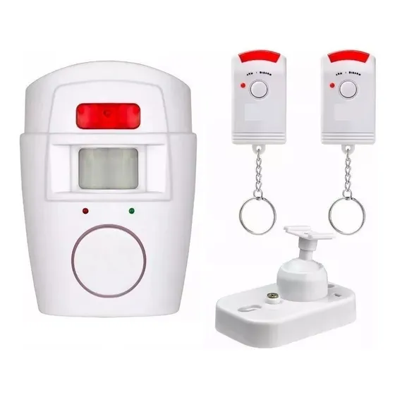 Alarme S/ Fio Residencia Comercio Kit Controle Remoto Sirene