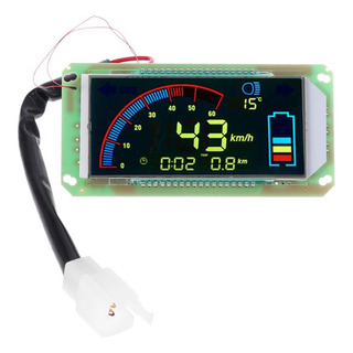 Velocímetro Com Display Colorido 60v 72v Medidor De Velocida Velocímetro Com Display Colorido 60v 72v Medidor De Velocida