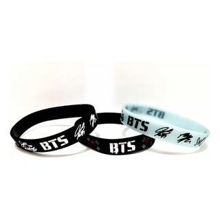3 Pulseras Silicon Bts K Pop Nuevas Moda 3 Pulseras Silicon Bts K Pop Nuevas Moda