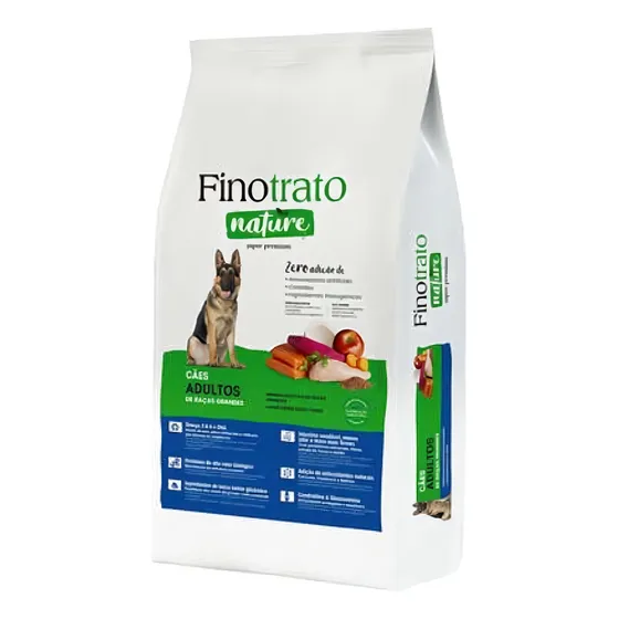 Finotrato Ração Nature Cães Adultos Raça Grande 15kg