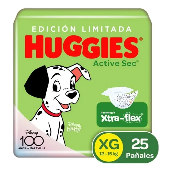 Pañales Huggies Act Sec Talla Xg Bulto 8pqts De 25und