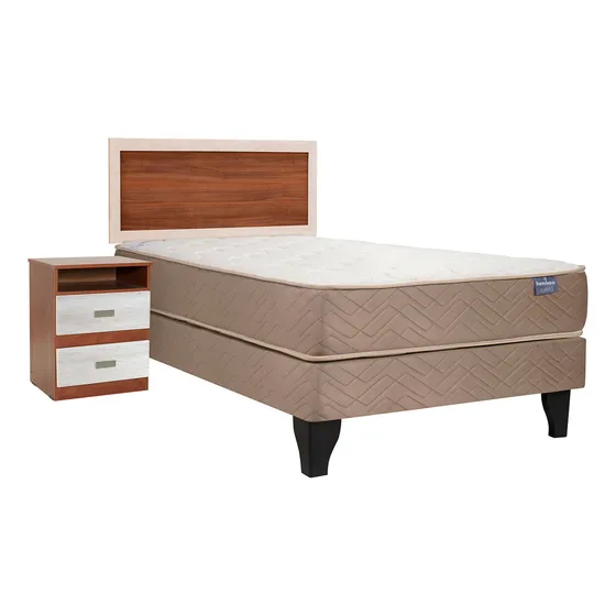 Cama Europea Bamboo + Set Alicante 1½ Plaza Celta