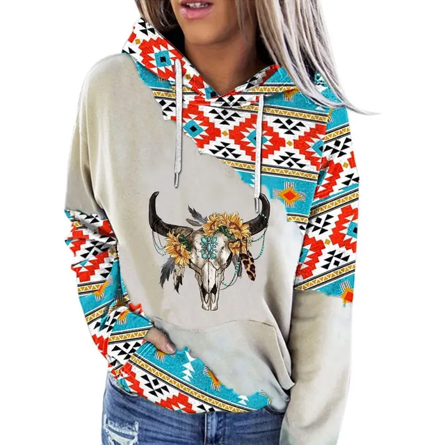 Para Dama Sudadera Capucha Manga Larga Sherpa Gran