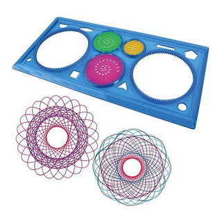 Espirografo Regla De Circulos 3 Piezas Regla En Cm Escolar Espirografo Regla De Circulos 3 Piezas Regla En Cm Escolar