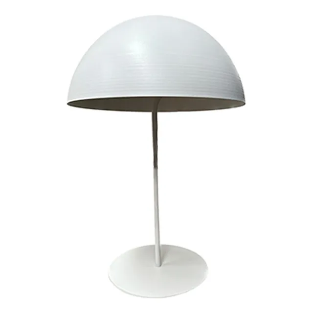 Lampara Velador Fijo Moderno Faroluz Blanco 5350-a
