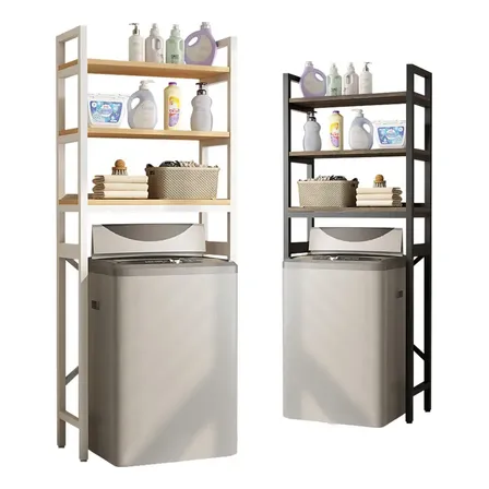 Rack Organizador Máquina Lavanderia Prateleira Para Banheiro