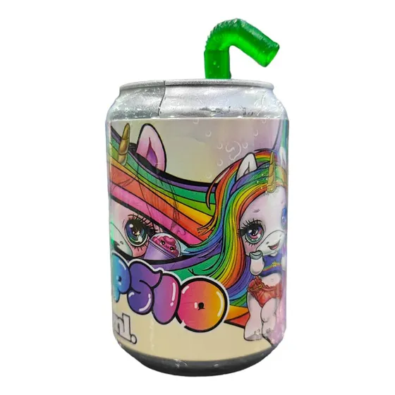 Figura Unicornio Lata Sorpresa Juguete Para Niña