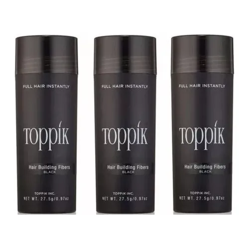 3 Fibras Capilares Toppik Cabello Al Instante 