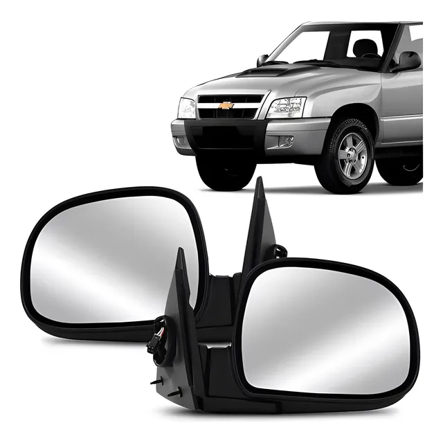 Par Retrovisor Elétrico S10 Blazer 96 97 98 99 00 01 02 03 