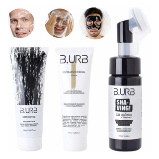 Mascara Detox Esfoliante E Espuma De Barbear Combo Burb N°1 Mascara Detox Esfoliante E Espuma De Barbear Combo Burb N°1