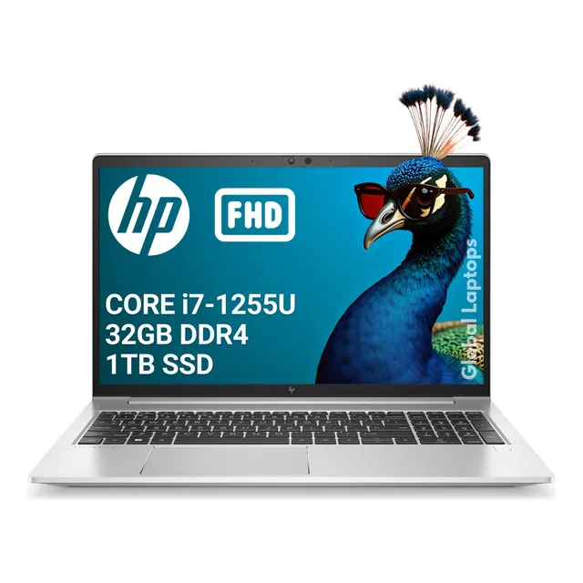 HP Win HP15-EB650G9 Core I7-1255 RAM 32GB SSD 1TB 15.6" Color Plateado