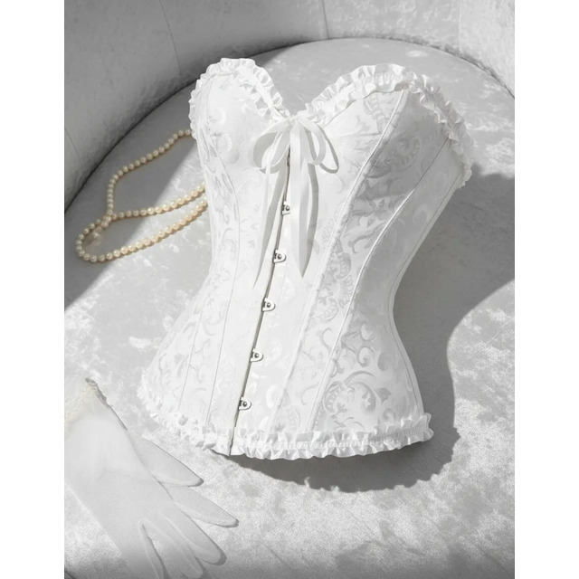 Corset Luxo Afina Corselet Corpete Espartilho Cosplay Gotico