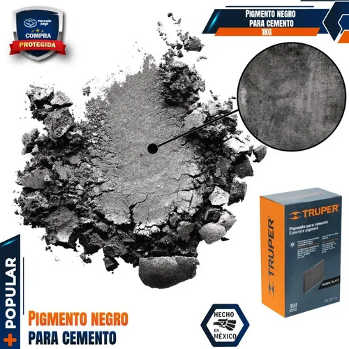 Pigmento Para Cemento, 1 Kg, Negro   18072