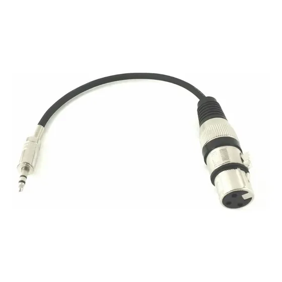 Cabo Adaptador  P2 Stereo  X  Xlr Fêmea    10 Cm  Balanceado