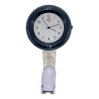 Reloj Enfermera Tip Broche Azul Reloj Enfermera Tip Broche Azul