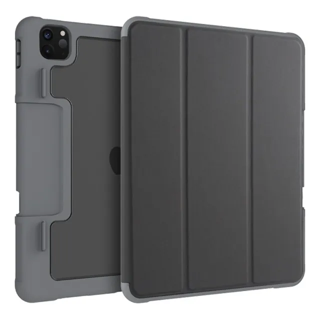 Funda A Prueba De Golpes Para iPad 12.9¨ 2020 / 2021 Color Negro