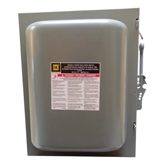 Interruptor Doble Tiro 3x100a Marca Square D