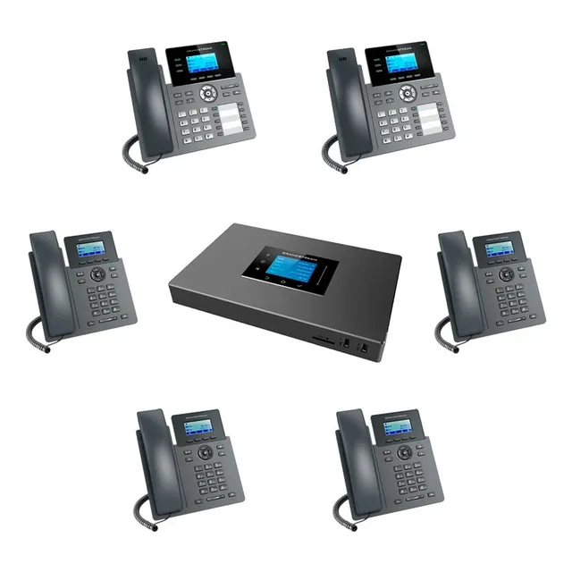Paquete Grandstream Conmutador 2 Líneas 6 Teléfonos Grp