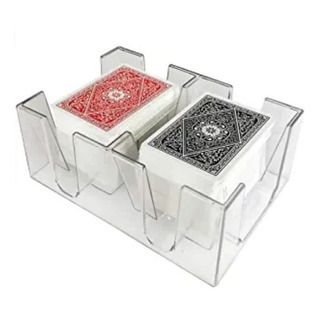 Bandeja De Cartas Yuanhe Canasta Transparente Para 6 Barajas Bandeja De Cartas Yuanhe Canasta Transparente Para 6 Barajas