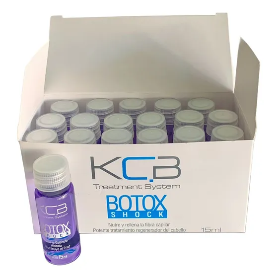 Ampollas Btx + Hialuronico Kcb Caja 18 Unidades De 15 Ml