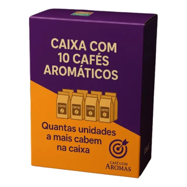 Caixa Com 10 Cafés Aromáticos 100g - Desafio Com Prêmio!