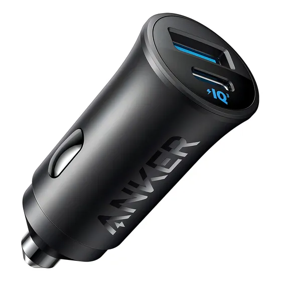 Cargador De Coche Anker Usb-c, Adaptador De 2 Puertos De 30w