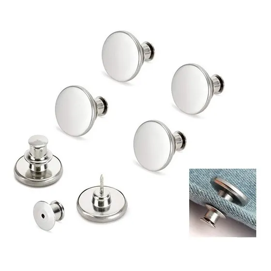 Botones Ajustables Para Jeans Pantalones X4 Unidades