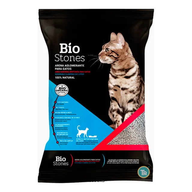  Arena Esfera Aglomerante Gato Bio Stone 15kg Con Regalo