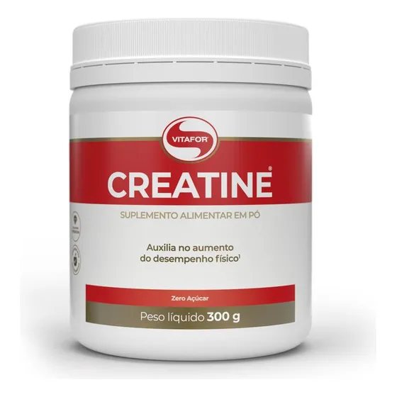 Creatina Creatine Monohidratada Pura - 300g - Vitafor Sabor Sem sabor