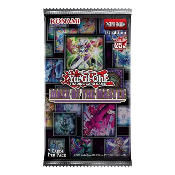 Yu-gi-oh! Maze Of The Master - Booster Sobre Cartas Inglés Maze Of The Master Booster English