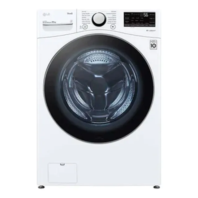Lavadora LG Carga Frontal 22kg Wm22wv26sr Color Blanco