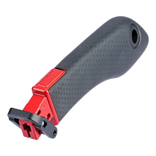 Wide Carpet Tucking Tool – Plastic Bolster Chisel For Stairs & Corners, Lightweight & Wall-Friendly (Black)