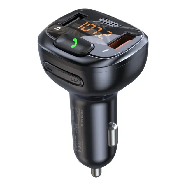 Transmisor Bt 5.1 Para Auto Con Puerto 3.0 Promate Diginet