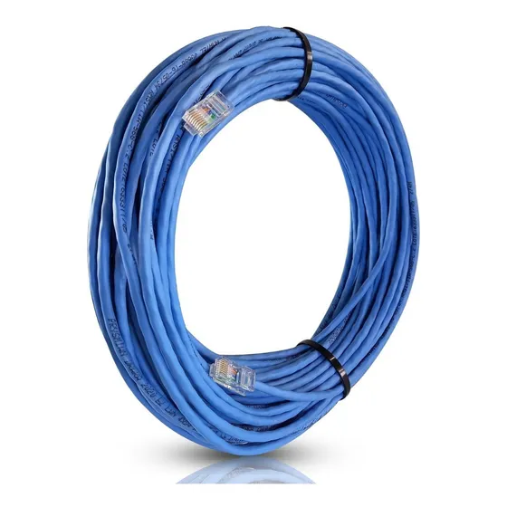 Cabo De Rede Cat5e Internet Lan 25 Metros 100% Cobre