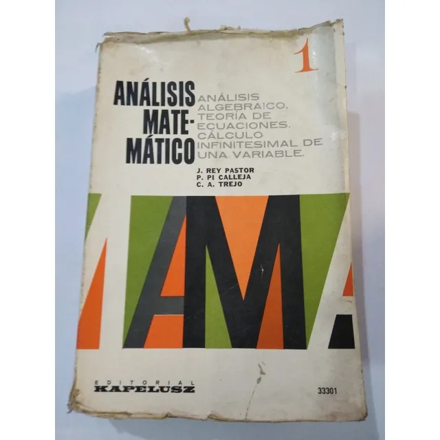 Analisis Matematico 1 Ed. Kapelusz