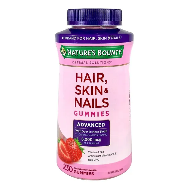 Hair Skin Nails Gomas 6000mcg