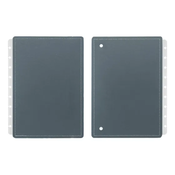Capa E Contracapa Cool Grey Caderno Inteligente Médio