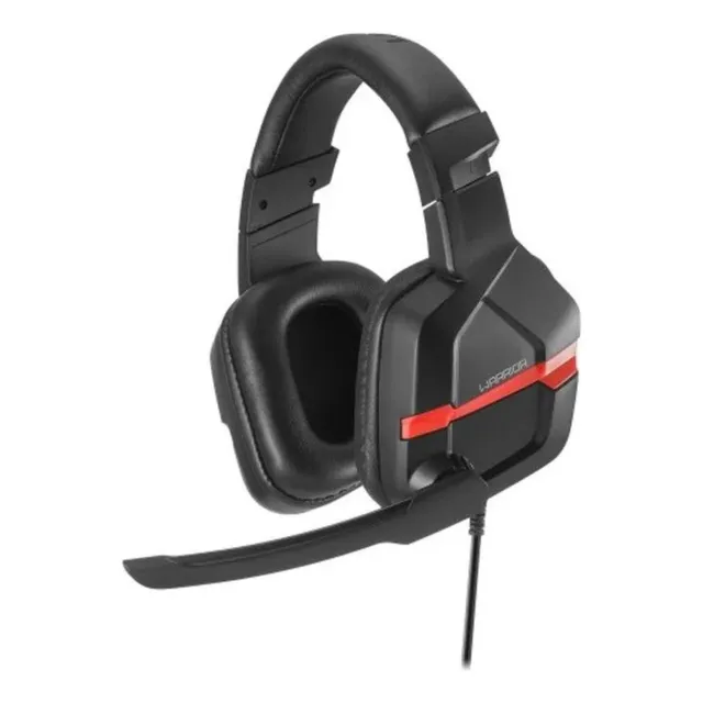Headset Warrior Negro / Rojo