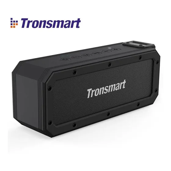 Bocina Bluetooth Tronsmart Force Plus 40w Ipx7 Nfc Tws Color Negro