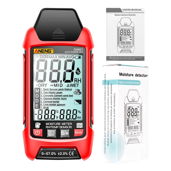 Medidor De Humedad Detector De Fugas De Agua Medidor De Hu