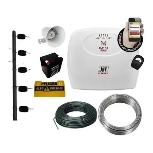 Kit Cerco Electrico Kit 20 Metros Con Todo Marca Jfl