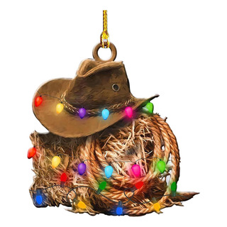 Colgante Con Forma De Sombrero Tipo Bota De Vaquero, Decorac Colgante Con Forma De Sombrero Tipo Bota De Vaquero, Decorac